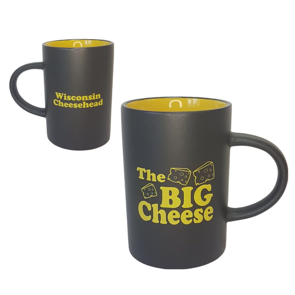 Statement Mug "Wisconsin Cheesehead The Big Cheese" Mug Teacup NFL Green Bay